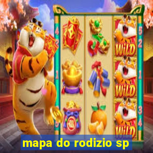 mapa do rodizio sp